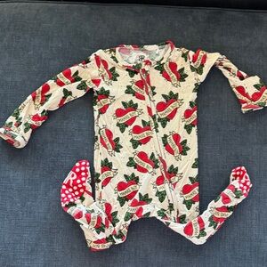 Rock Your Baby Tattoo Heart Kids Footie